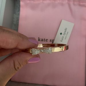 Kate Spade “Ready Set Bow” Pave Bangle
